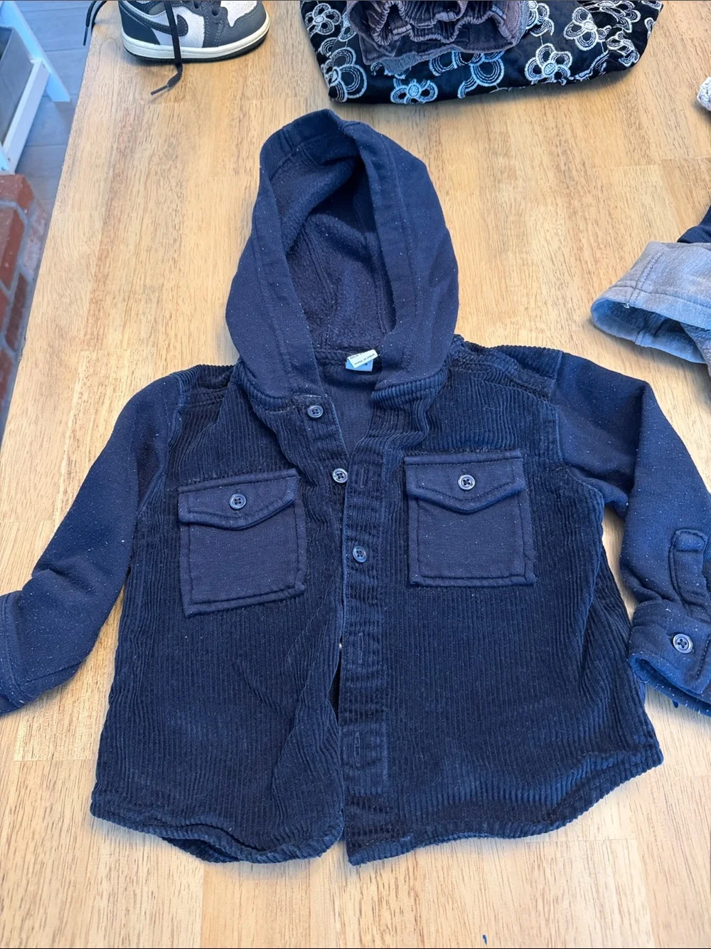 Old Navy Boys Button-Downs - Navy, Gray, Orange, Cream, Plaid